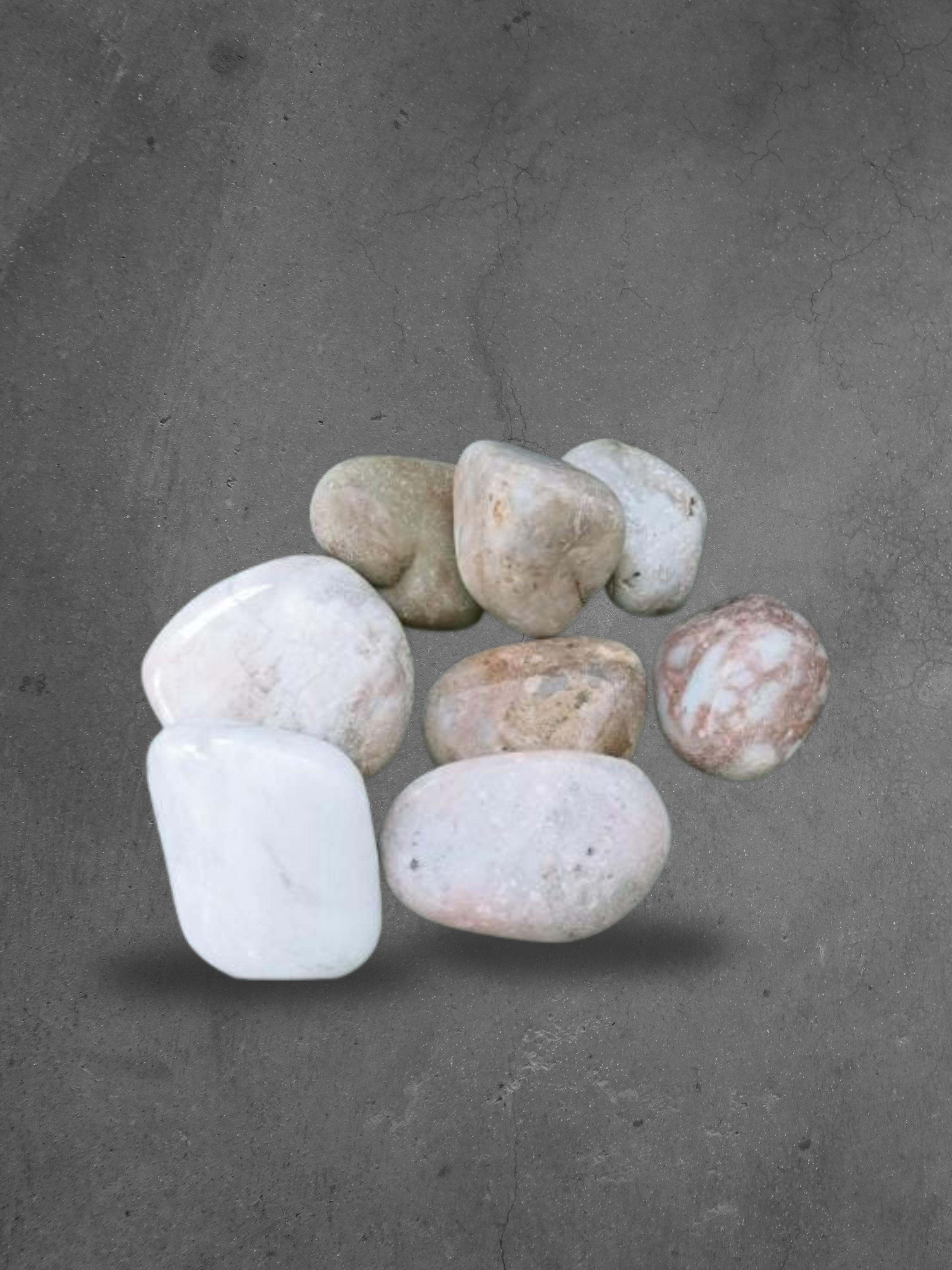 High Polish Pebbles Mix – 20kg Bag (3.5cm x 5.8cm)